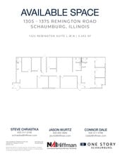 1305 Remington Rd, Schaumburg, IL for lease Floor Plan- Image 1 of 2