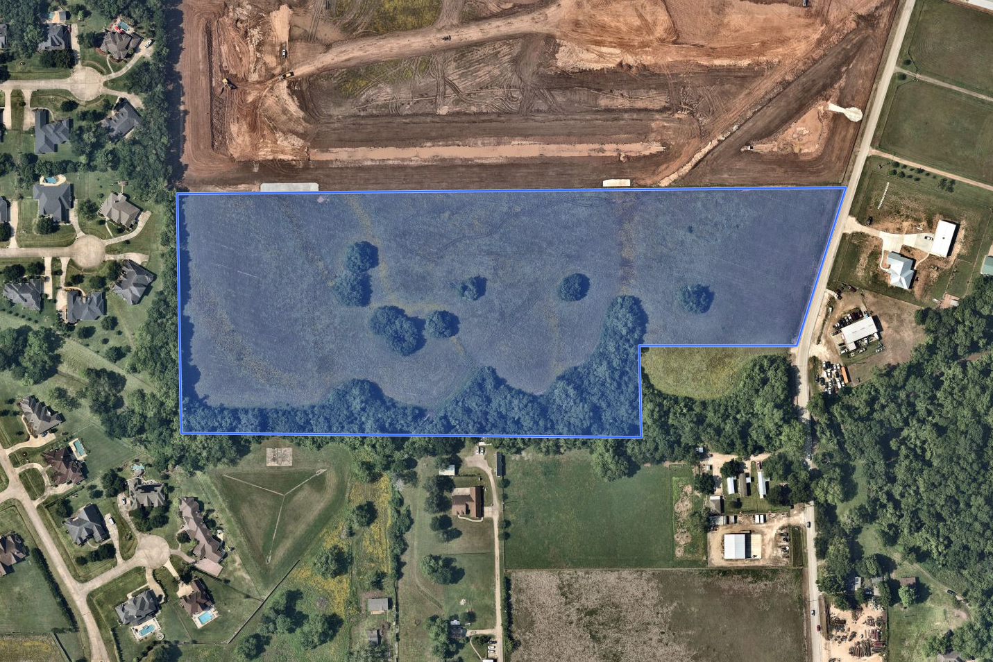 TBD Precinct Line Rd., Richmond, TX for sale Aerial- Image 1 of 4