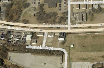3120-3122 E Lancaster Ave, Fort Worth, TX - AERIAL map view