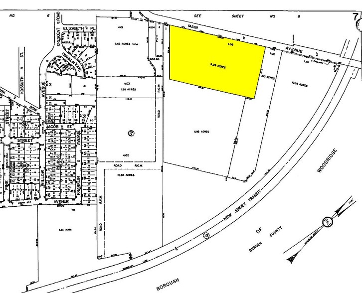 480 Main Ave, Wallington, NJ for lease - Plat Map - Image 2 of 16