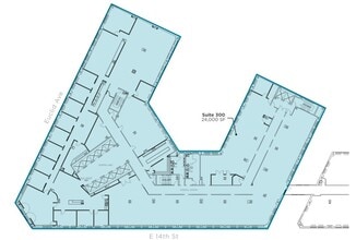 1400-1422 Euclid Ave, Cleveland, OH for lease Floor Plan- Image 1 of 1