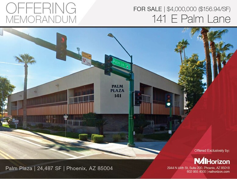 141 E Palm Ln, Phoenix, AZ for sale - Building Photo - Image 1 of 26