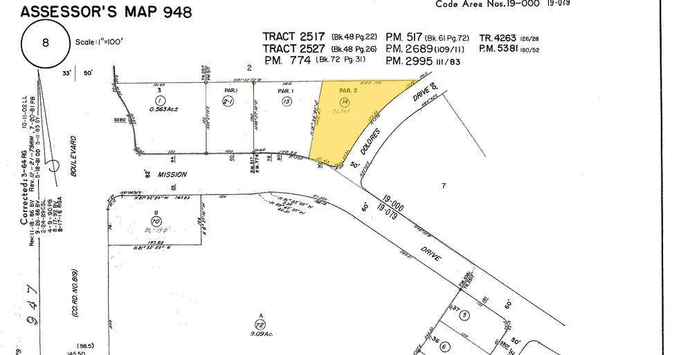 90 Mission Dr, Pleasanton, CA for lease - Plat Map - Image 3 of 3