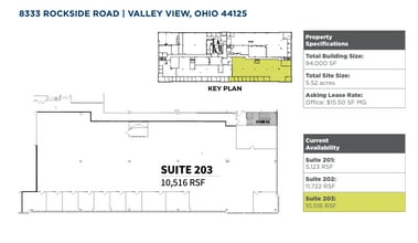 8333 Rockside Rd, Valley View, OH for lease Floor Plan- Image 1 of 1