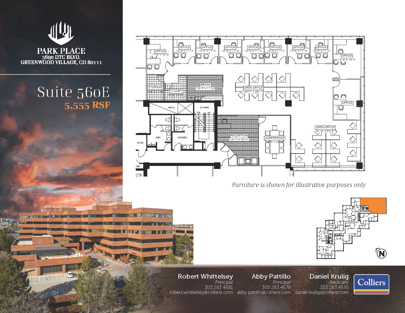 5690 DTC Blvd, Greenwood Village, CO for lease Floor Plan- Image 1 of 1