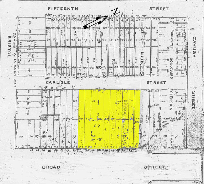 4322-4340 N Broad St, Philadelphia, PA for lease - Plat Map - Image 2 of 4