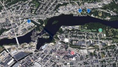 7 Northern Ave, Auburn, ME - AERIAL  map view