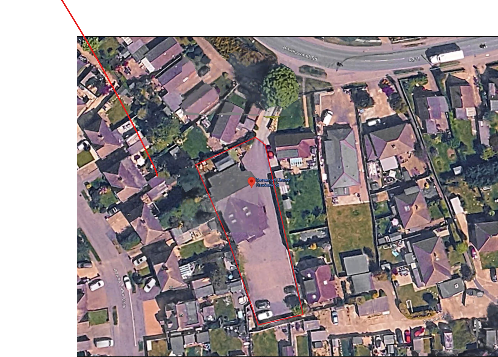 28 Hawks Town Crescent, Hailsham for lease Aerial- Image 1 of 9