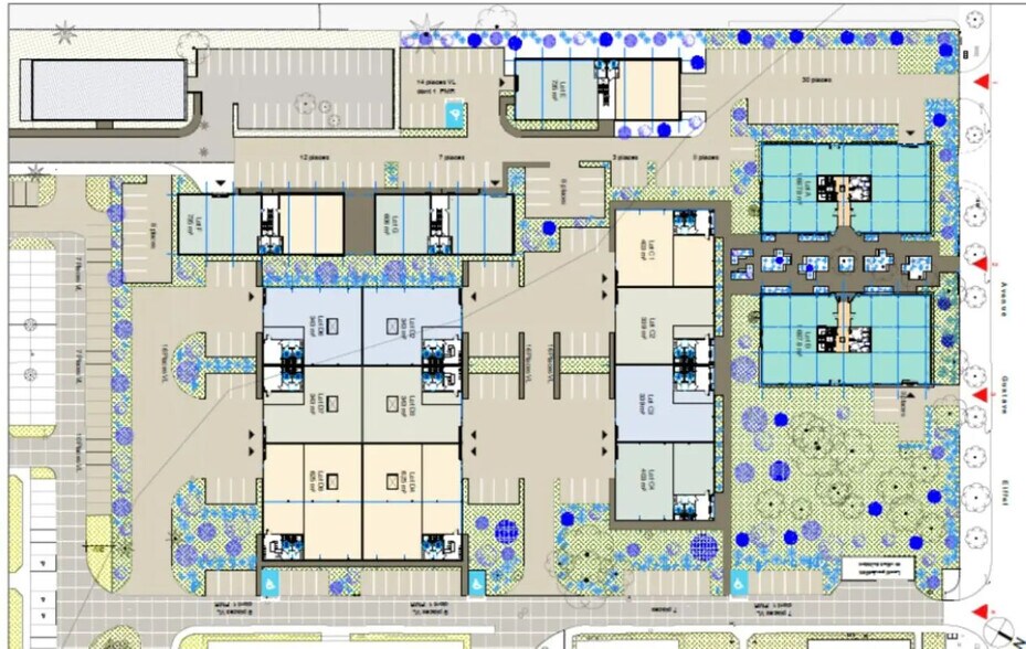 Office in Pessac for lease - Floor Plan - Image 3 of 15
