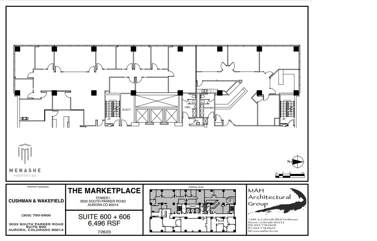 3025 S Parker Rd, Aurora, CO for lease Floor Plan- Image 1 of 1