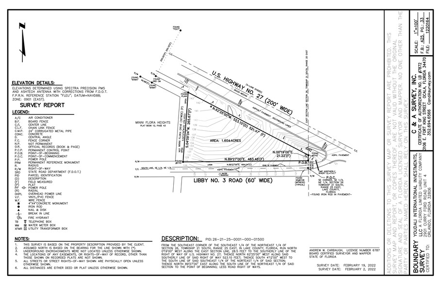 US Highway 27, Groveland, FL for sale - Site Plan - Image 2 of 2