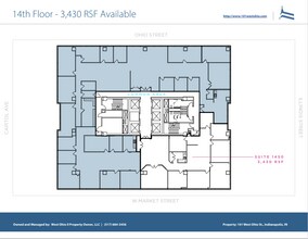 101 W Ohio St, Indianapolis, IN for lease Floor Plan- Image 1 of 1