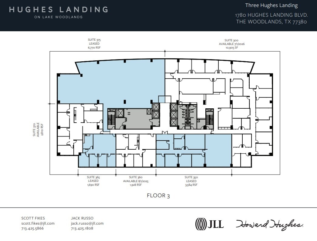 1780 Hughes Landing Blvd, The Woodlands, TX for lease Floor Plan- Image 1 of 1