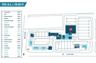 116-176 Painters Xing, Chadds Ford, PA for lease Site Plan- Image 2 of 2