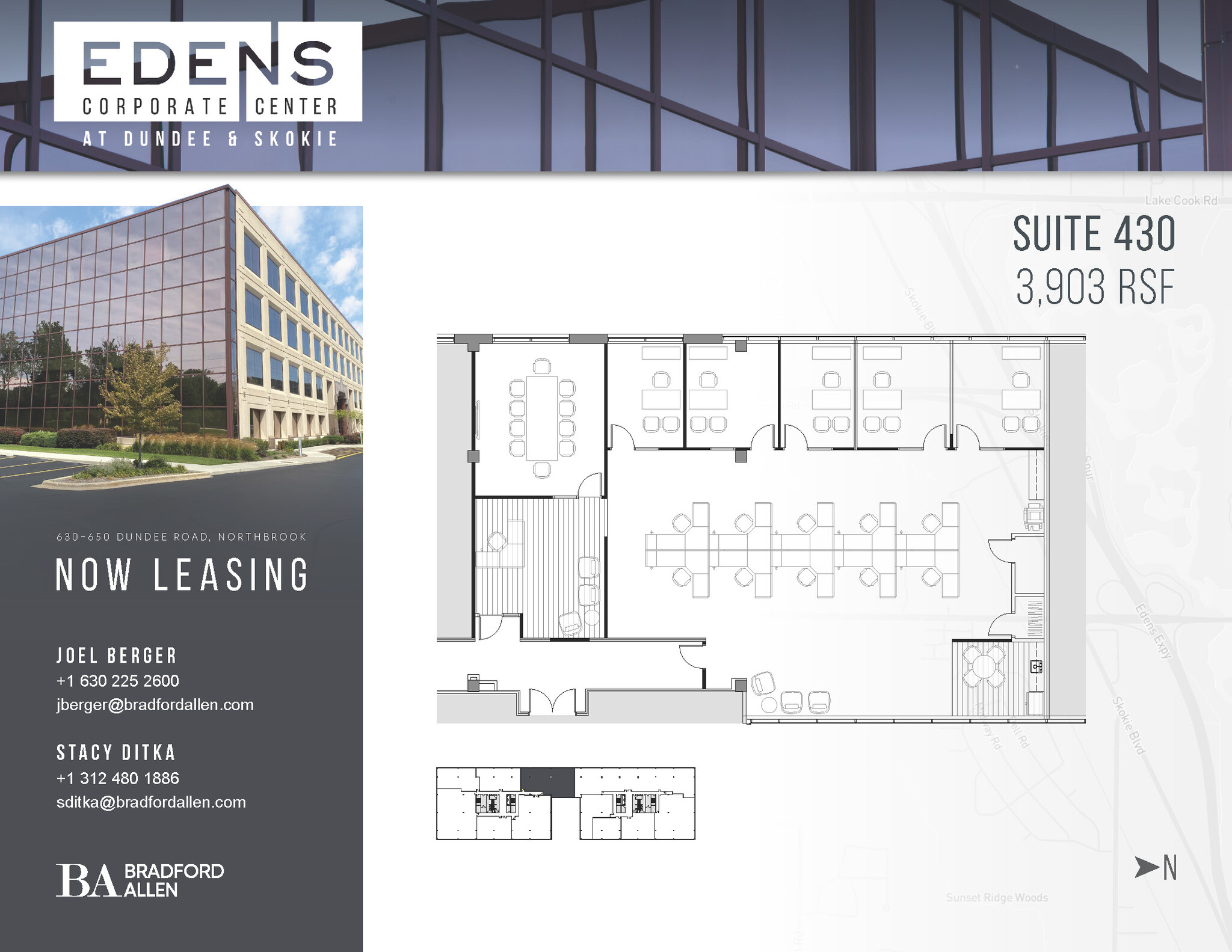 630-650 Dundee Rd, Northbrook, IL for lease Floor Plan- Image 1 of 1