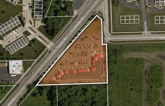 16035-16215 Dix Toledo Rd, Southgate, MI - aerial  map view