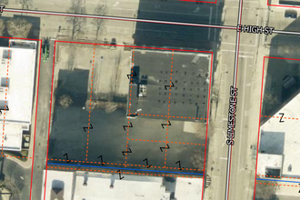 31 E High St, Springfield, OH for lease Aerial- Image 2 of 3
