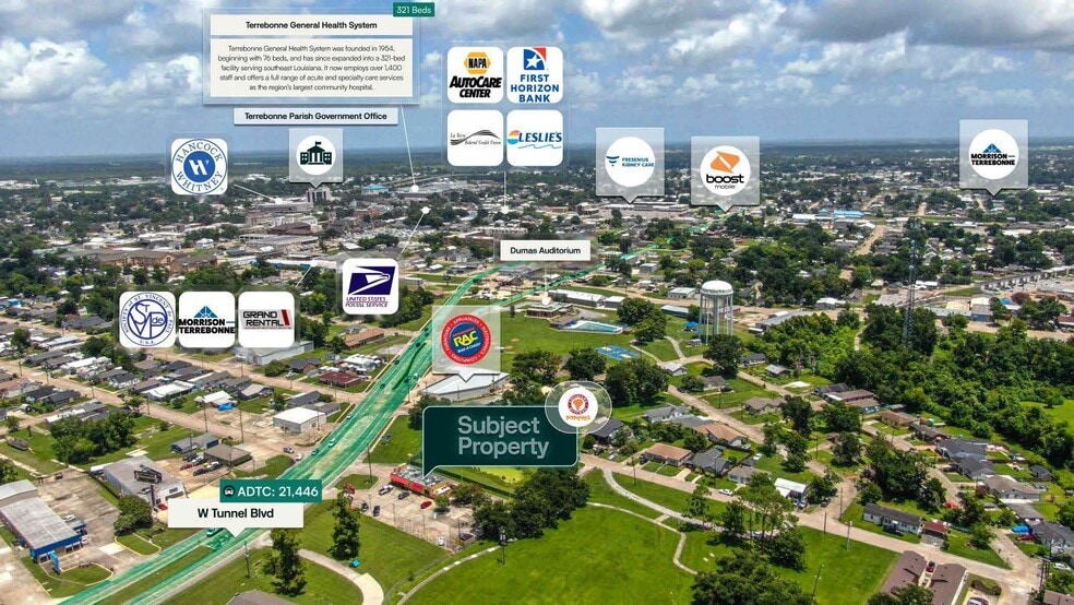 709 W Tunnel Blvd, Houma, LA for sale - Building Photo - Image 2 of 3