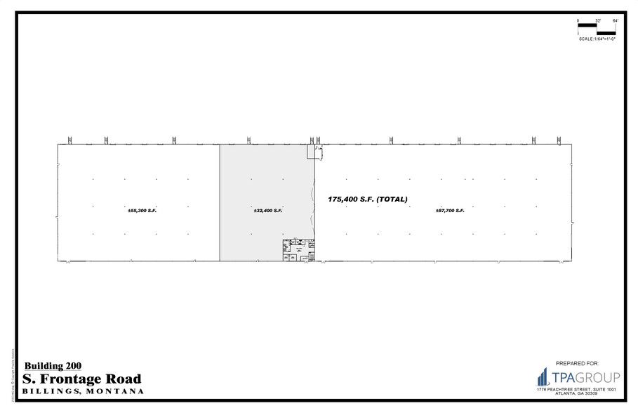 3226 S Frontage Rd, Billings, MT for lease - Floor Plan - Image 2 of 3