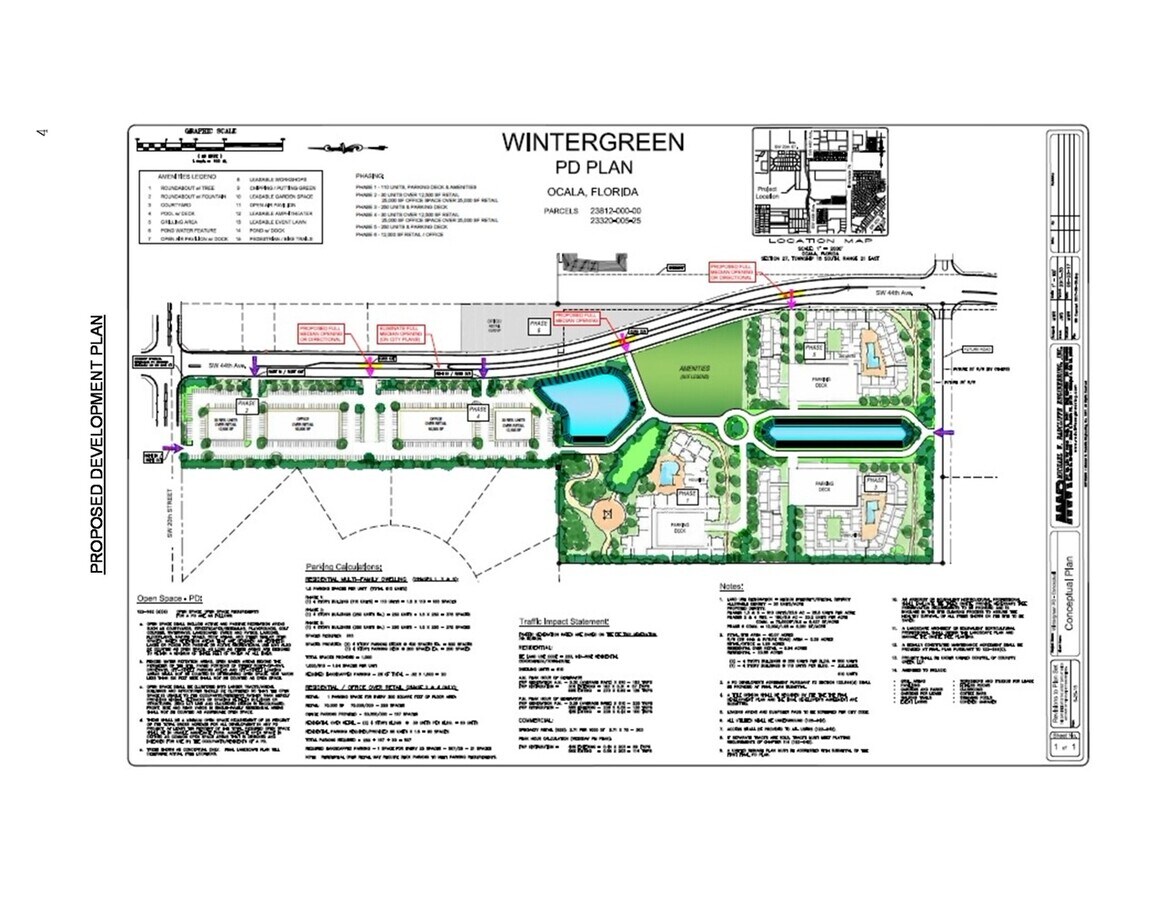 SW 20th St & SW 43rd Ct st, Ocala, FL 34474 40 acres MOL, PD zoning