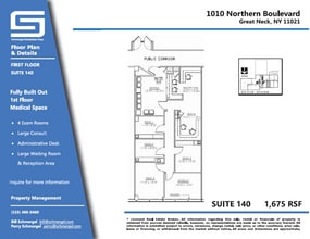 1010 Northern Blvd, Great Neck, NY for lease Floor Plan- Image 1 of 1