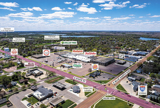 308 S State St, Fairmont, MN - aerial  map view