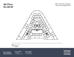 6801 Governors Lake Pky, Peachtree Corners, GA for lease Floor Plan- Image 1 of 5