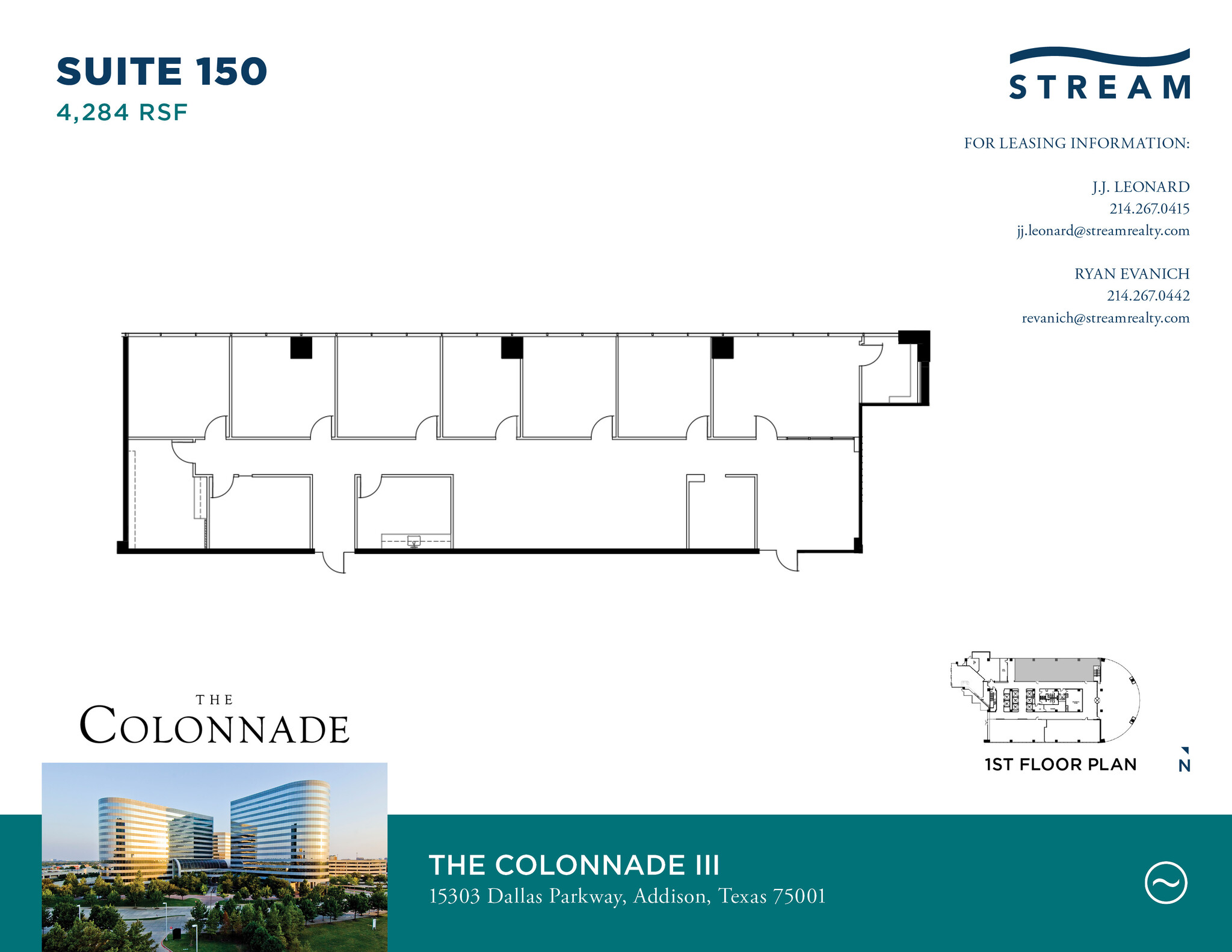 15301 N Dallas Pky, Addison, TX for lease Floor Plan- Image 1 of 2