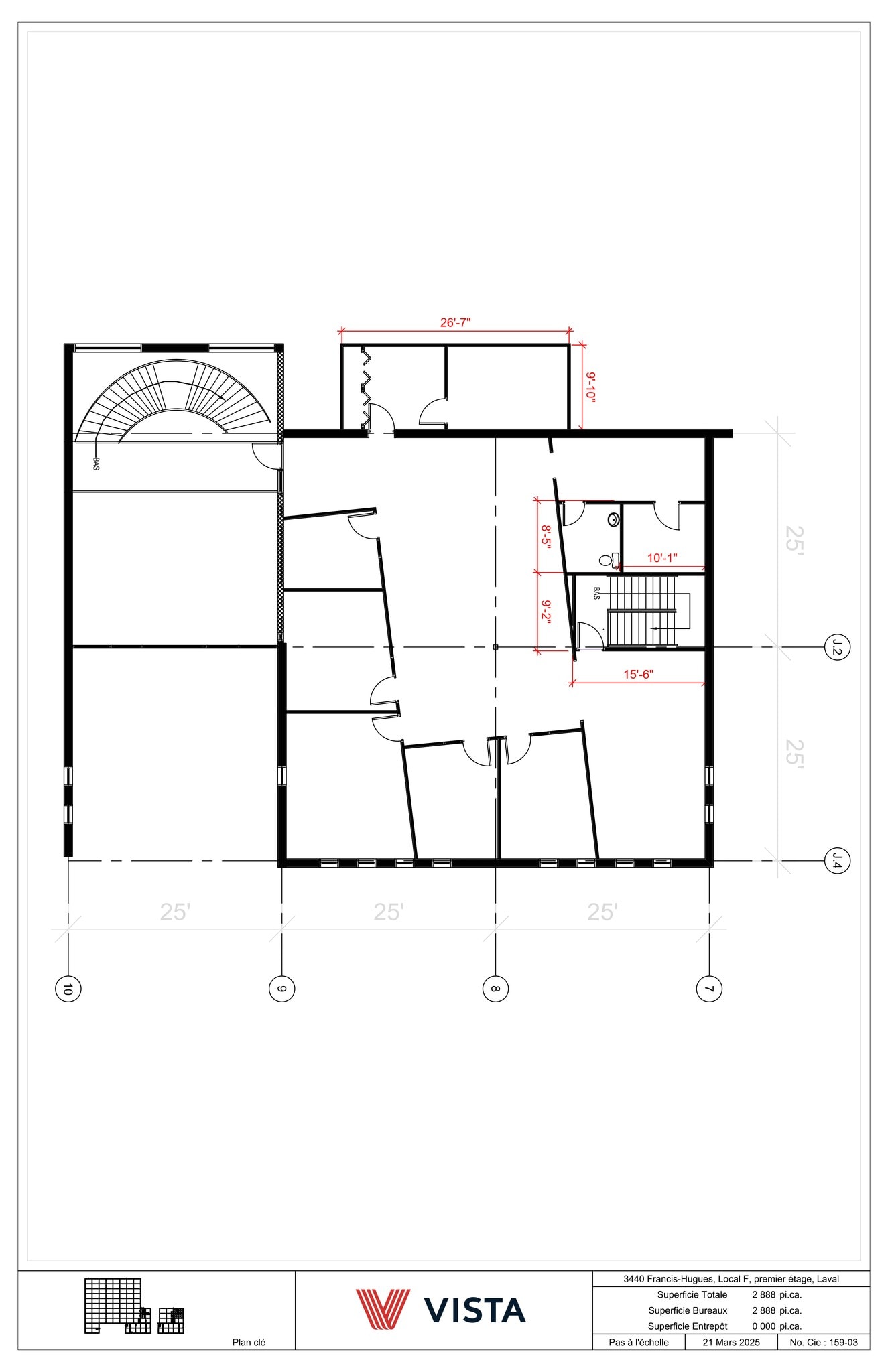 3440 Av Francis-Hughes, Laval, QC for lease Site Plan- Image 1 of 1