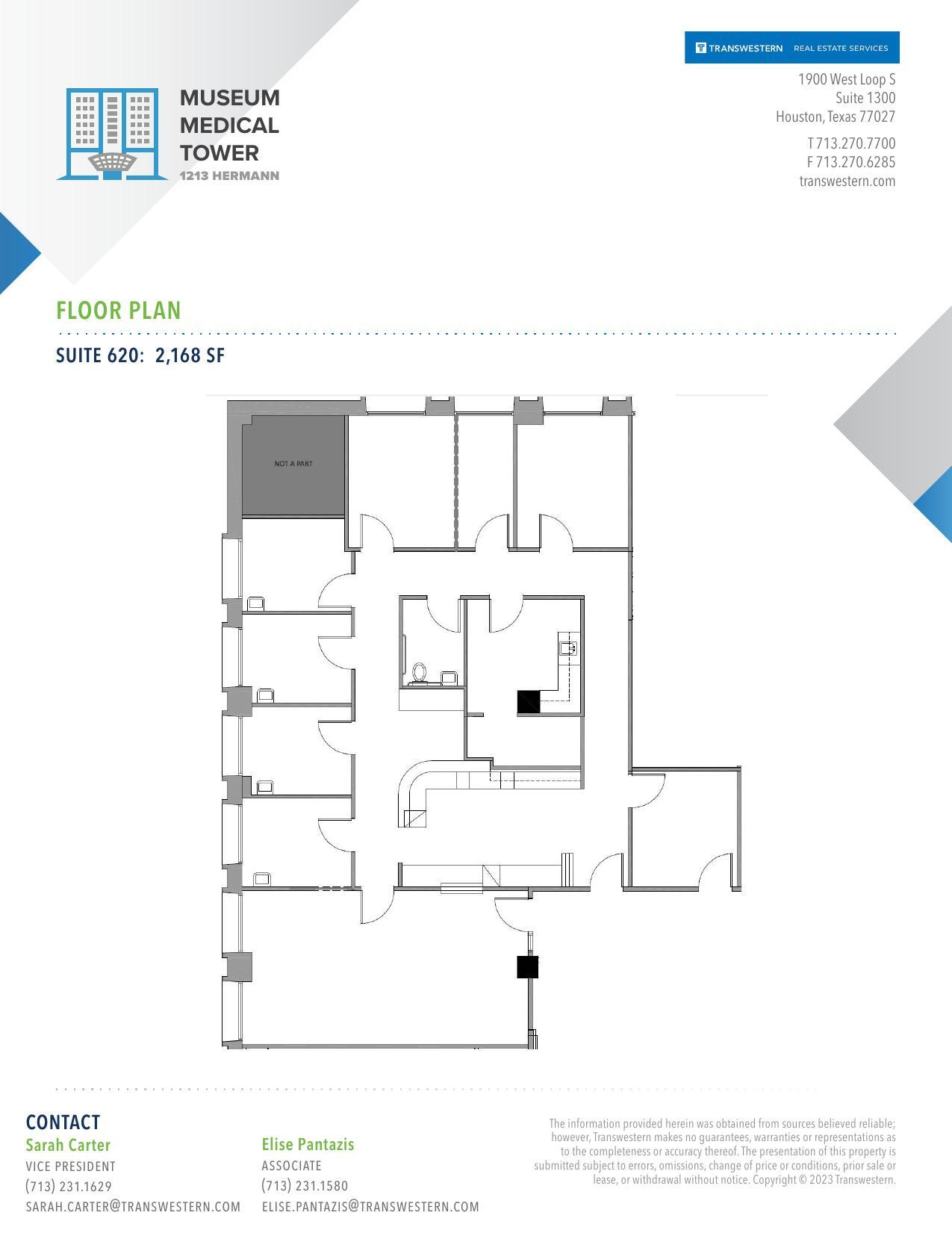 1213 Hermann Dr, Houston, TX for lease Floor Plan- Image 1 of 2