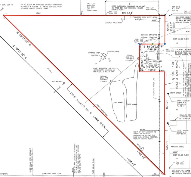 Mile 2 E & Mile 9 N, Mercedes, TX for sale - Site Plan - Image 2 of 2