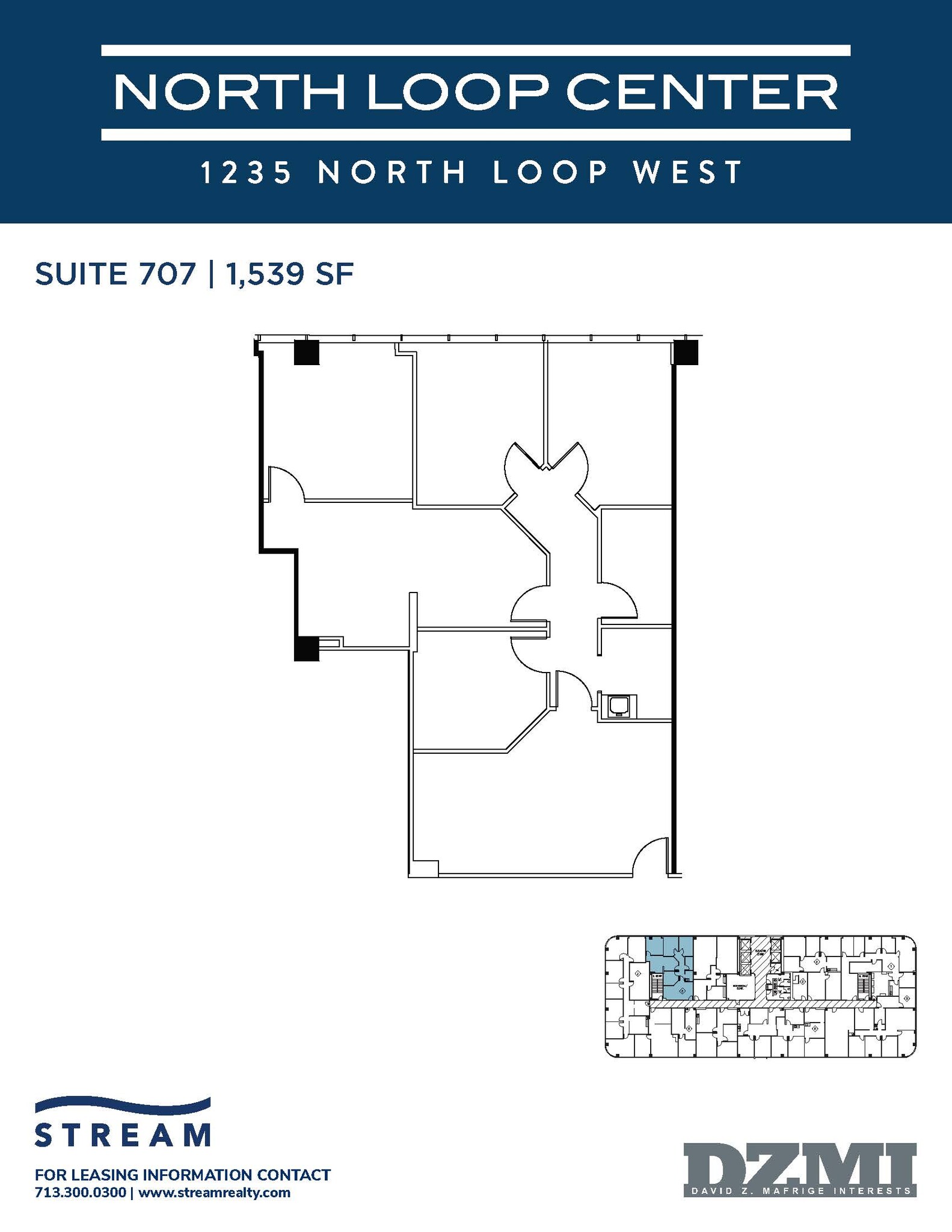 1235 North Loop W, Houston, TX for lease Floor Plan- Image 1 of 1