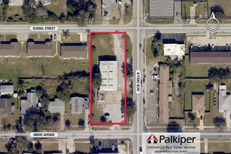 203 N Fiske Blvd, Cocoa, FL - AERIAL  map view