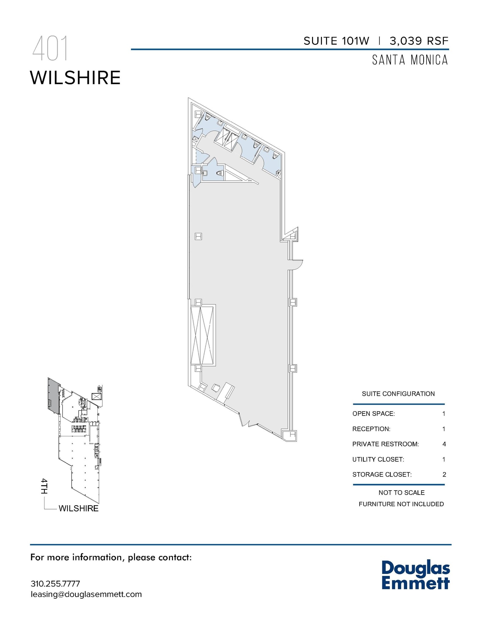 401 Wilshire Blvd, Santa Monica, CA for lease Floor Plan- Image 1 of 1