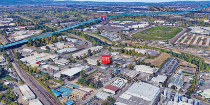 635 N Columbia Blvd, Portland, OR - aerial  map view