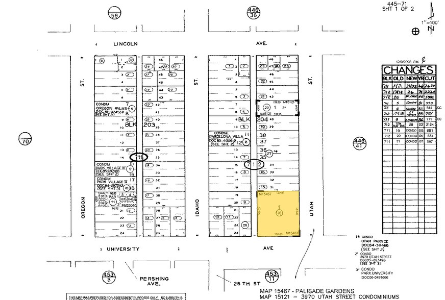 2828 University Ave, San Diego, CA for sale - Plat Map - Image 2 of 48