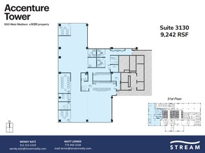 500 W Madison St, Chicago, IL for lease Floor Plan- Image 1 of 1