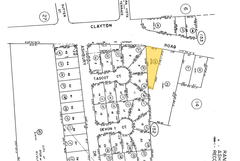 1844 Clayton Rd, Concord, CA for sale - Plat Map - Image 2 of 5