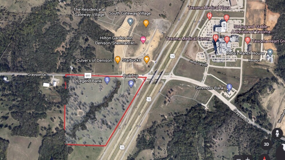 5900 N Hwy 75, Sherman, 75092, Sherman, TX for sale - Aerial - Image 1 of 1