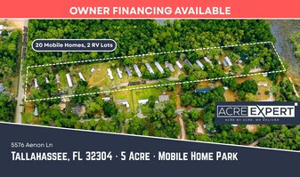 5 acre Mobile Home Park | Tallahassee, FL - Owner Financed Property