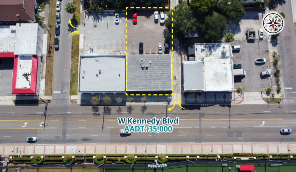 1108 W Kennedy Blvd, Tampa, FL for sale - Aerial - Image 2 of 2