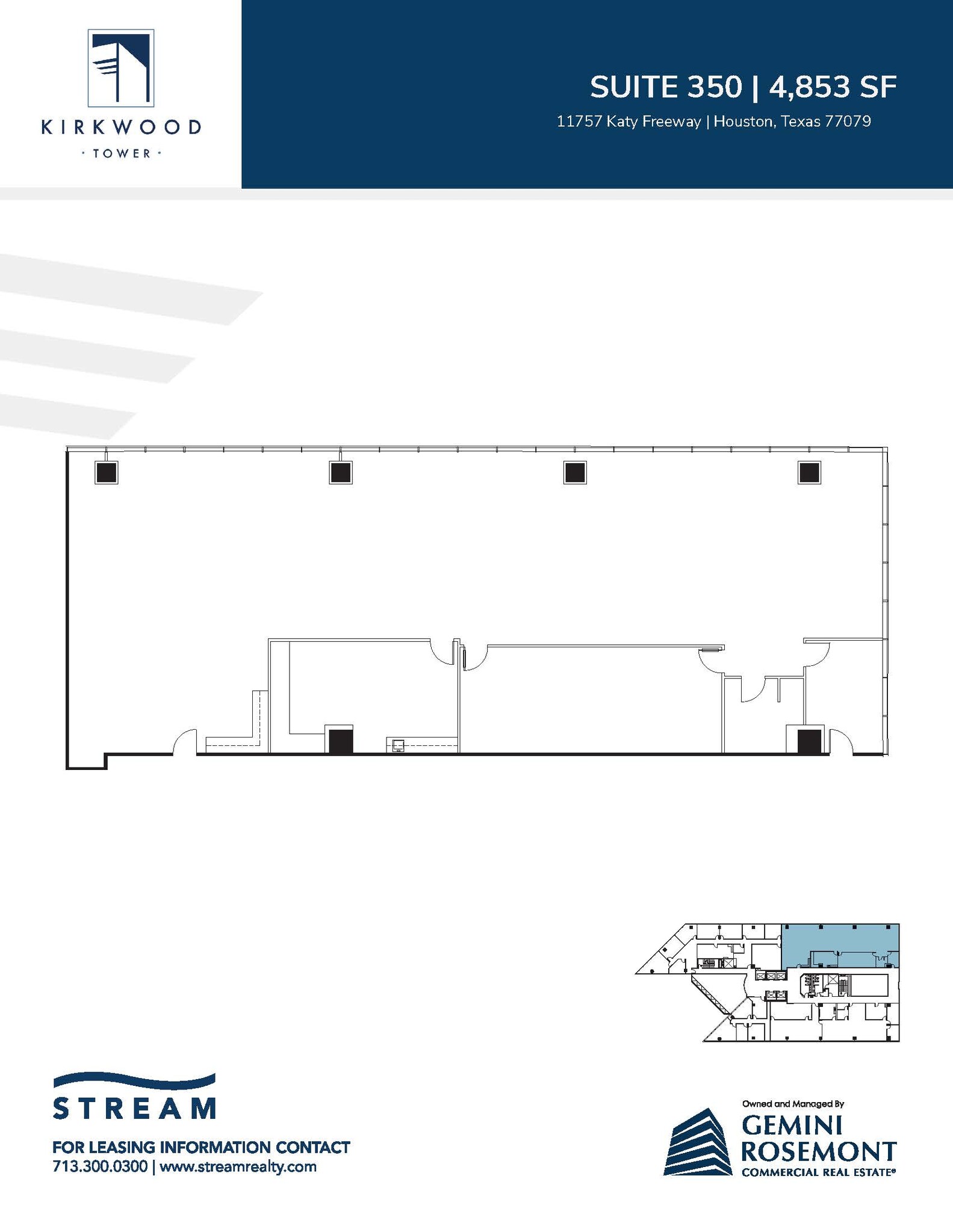 11757 Katy Fwy, Houston, TX for lease Floor Plan- Image 1 of 1