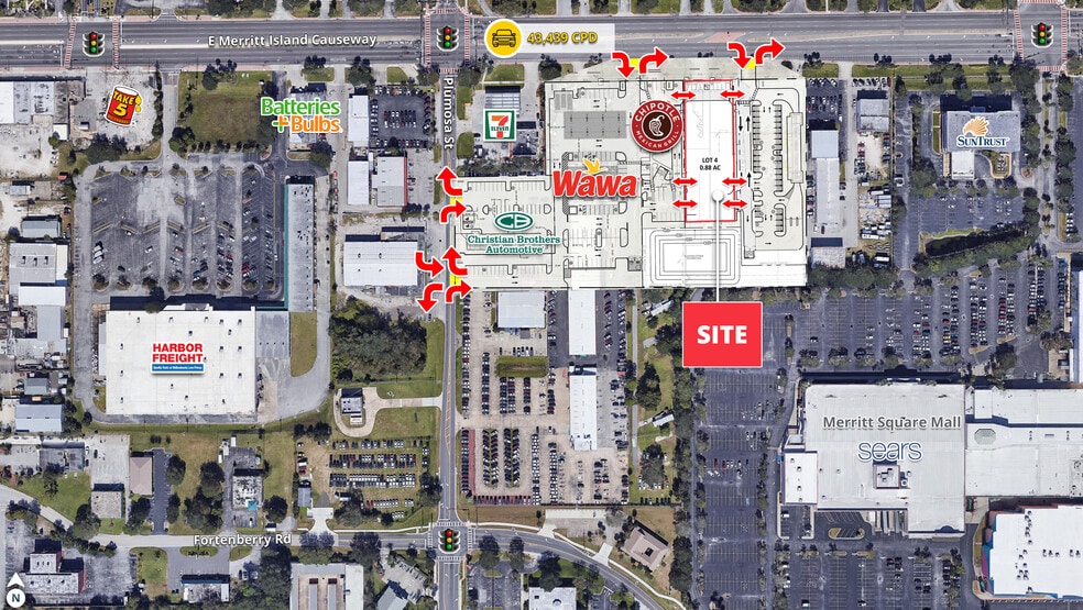 445 E Merritt Island Cswy, Merritt Island, FL for lease - Floor Plan - Image 2 of 2