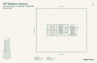 437 Madison Ave, New York, NY for lease Floor Plan- Image 2 of 7