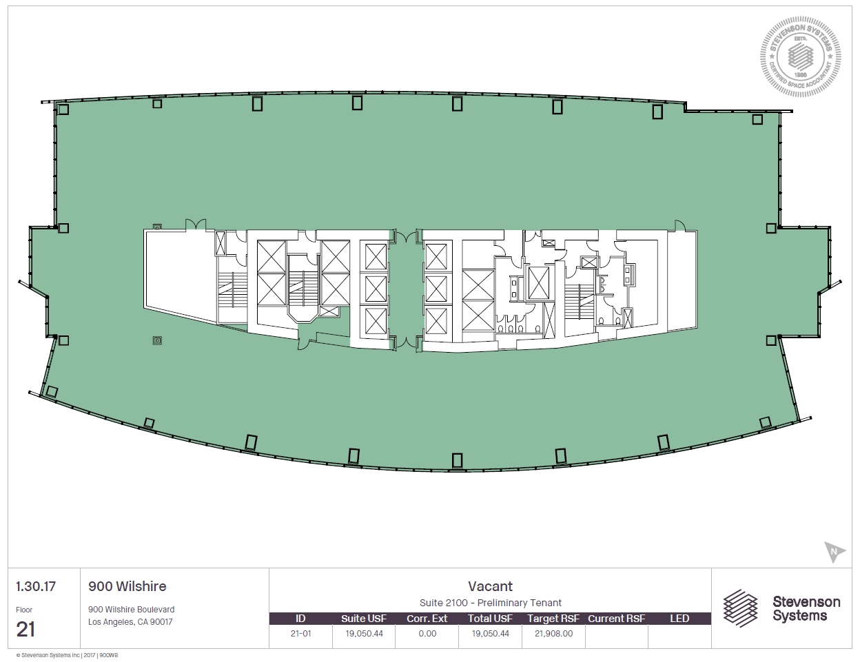 900 Wilshire Blvd, Los Angeles, CA for lease Floor Plan- Image 1 of 1