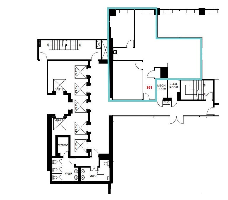 700 Bay St, Toronto, ON for lease Floor Plan- Image 1 of 1