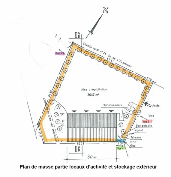 Flex in Lèves for lease - Site Plan - Image 3 of 3