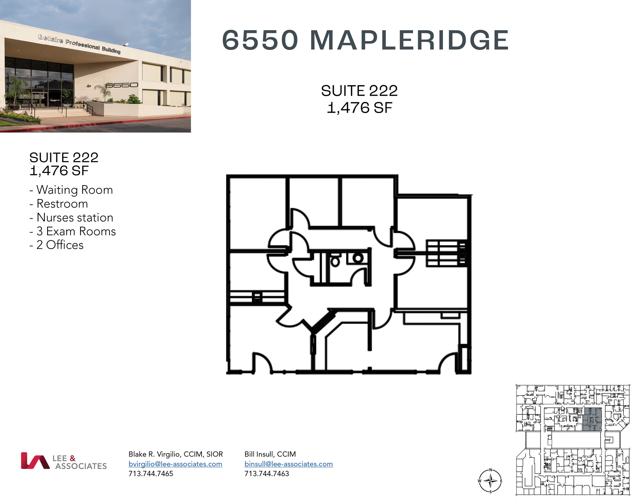 6550 Mapleridge St, Houston, TX for lease Floor Plan- Image 1 of 1