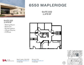 6550 Mapleridge St, Houston, TX for lease Floor Plan- Image 1 of 1