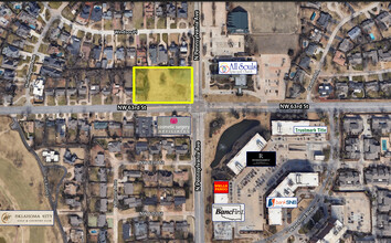 6401 N Pennsylvania Ave, Nichols Hills, OK - aerial  map view